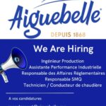 5 opportunités de carrière chez Aiguebelle à pourvoir
