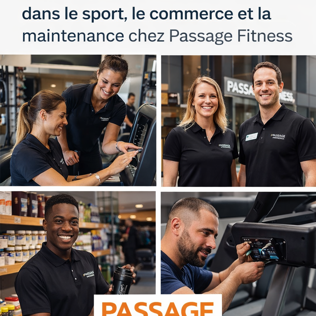 14 postes ouverts dans le sport, le commerce et la maintenance chez Passage Fitness